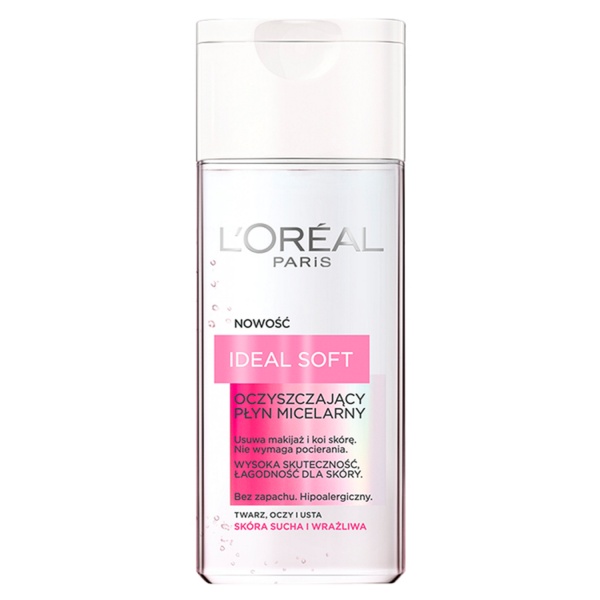 L&#039;Oréal Paris Ideal Soft Oczyszczający płyn micelarny 200 ml