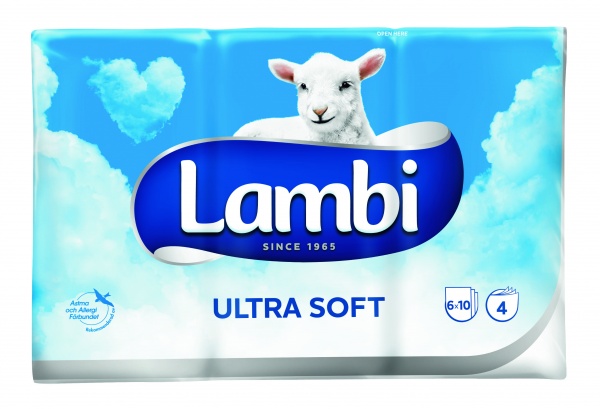 Chusteczki higieniczne Lambi Ultra Soft 6 x 10 szt.