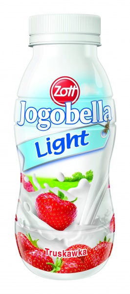 Jogobella butelka 250g Light Truskawka