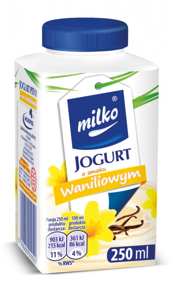 Jogurt pitny Milko waniliowy 0,25L