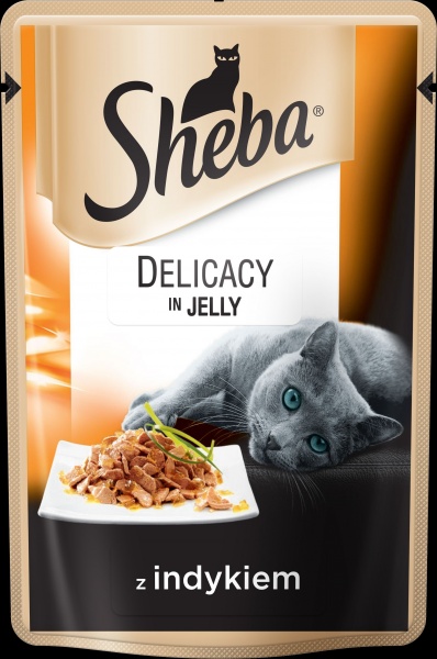 Sheba Delicacy in Jelly z Indykiem 85g