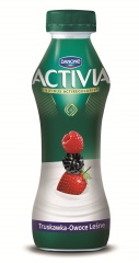 ACTIVIA DRINK TRUSKAWKA I OWOCE LEŚNE 300G