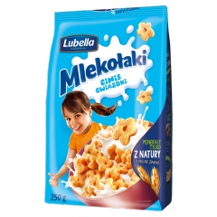 Lubella Mlekołaki Cinis Gwiazdki z cynamonem 250 g