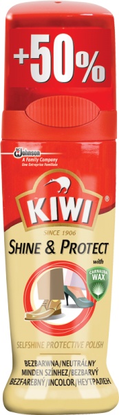 Kiwi Shine&amp;Protect Pasta do butów w płynie bezbarwna 75 ml