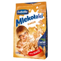 Lubella Mlekołaki Cinisy Zbożowe kwadraciki z cynamonem 500 g