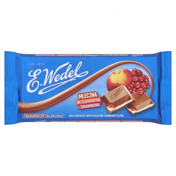 Wedel Czekolada Brzos-Żurawina Nadziewana 100g