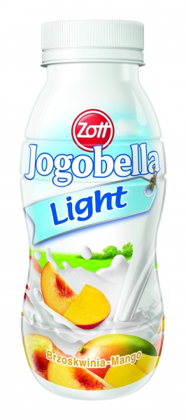 JOGOBELLA butelka 250g light brzoskwinia- mango  250 g