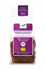ŻURAWINA SŁODZONA CUKREM TRZCINOWYM BIO 100 g - BIO PLANET